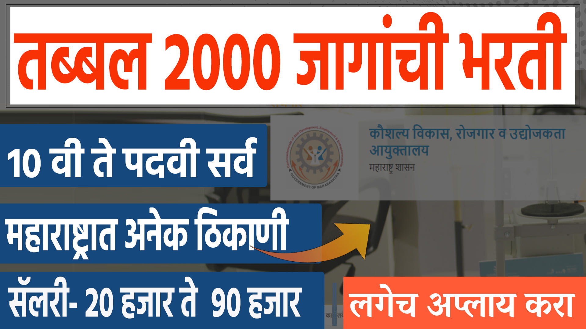 New Vacancy 2024 Maharashtra-maharojgar melava