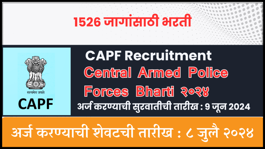 CAPF Recruitment 