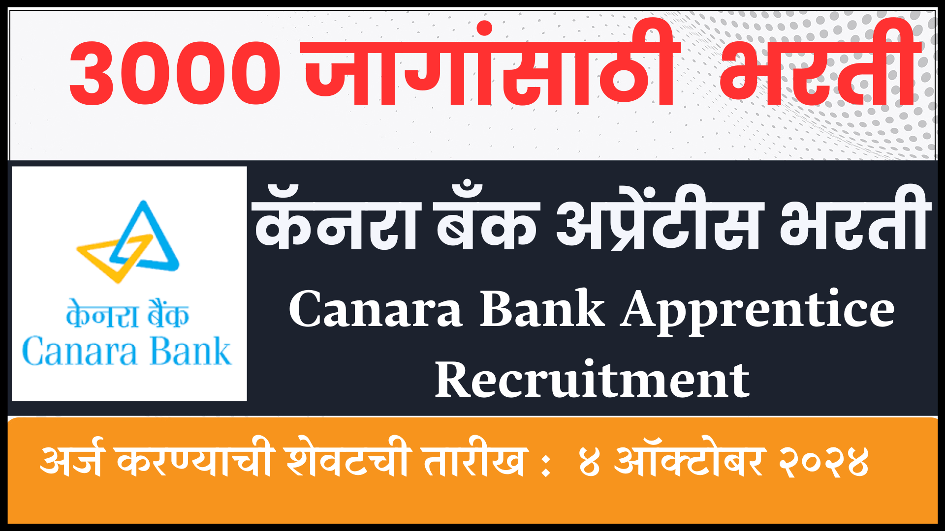 Canara Bank Apprentice Recruitment