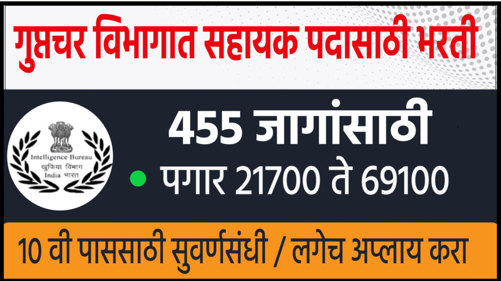 Intelligence Bureau Recuitment 2025