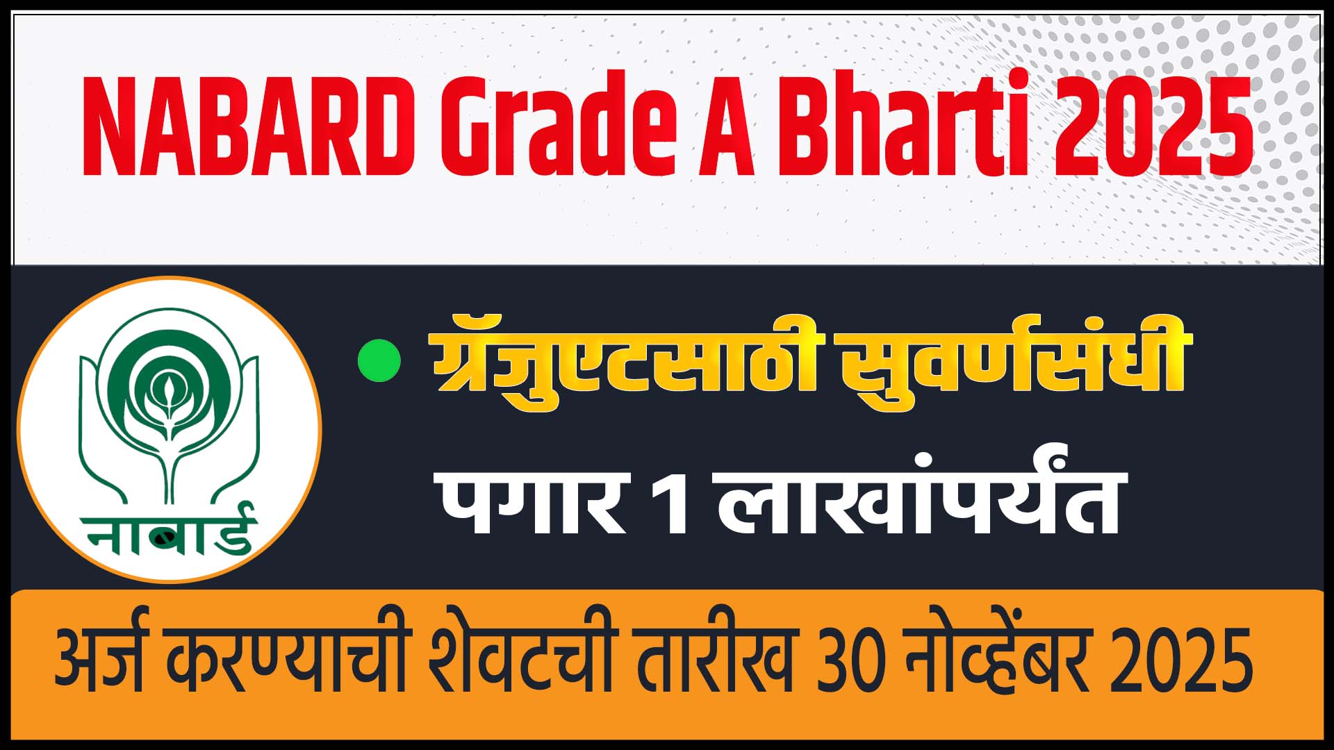 NABARD Grade A Bharti 2025