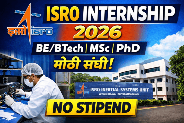 ISRO Internship 2026