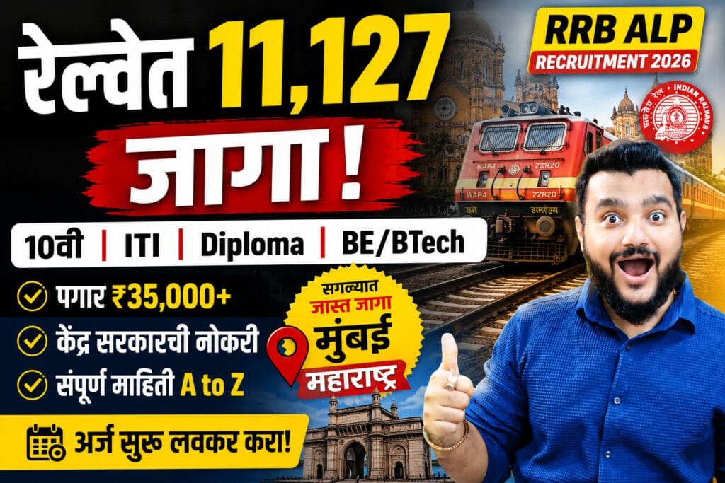 RRB ALP Recruitment 2026, railway bharti 2026, railway recruitment 2026,