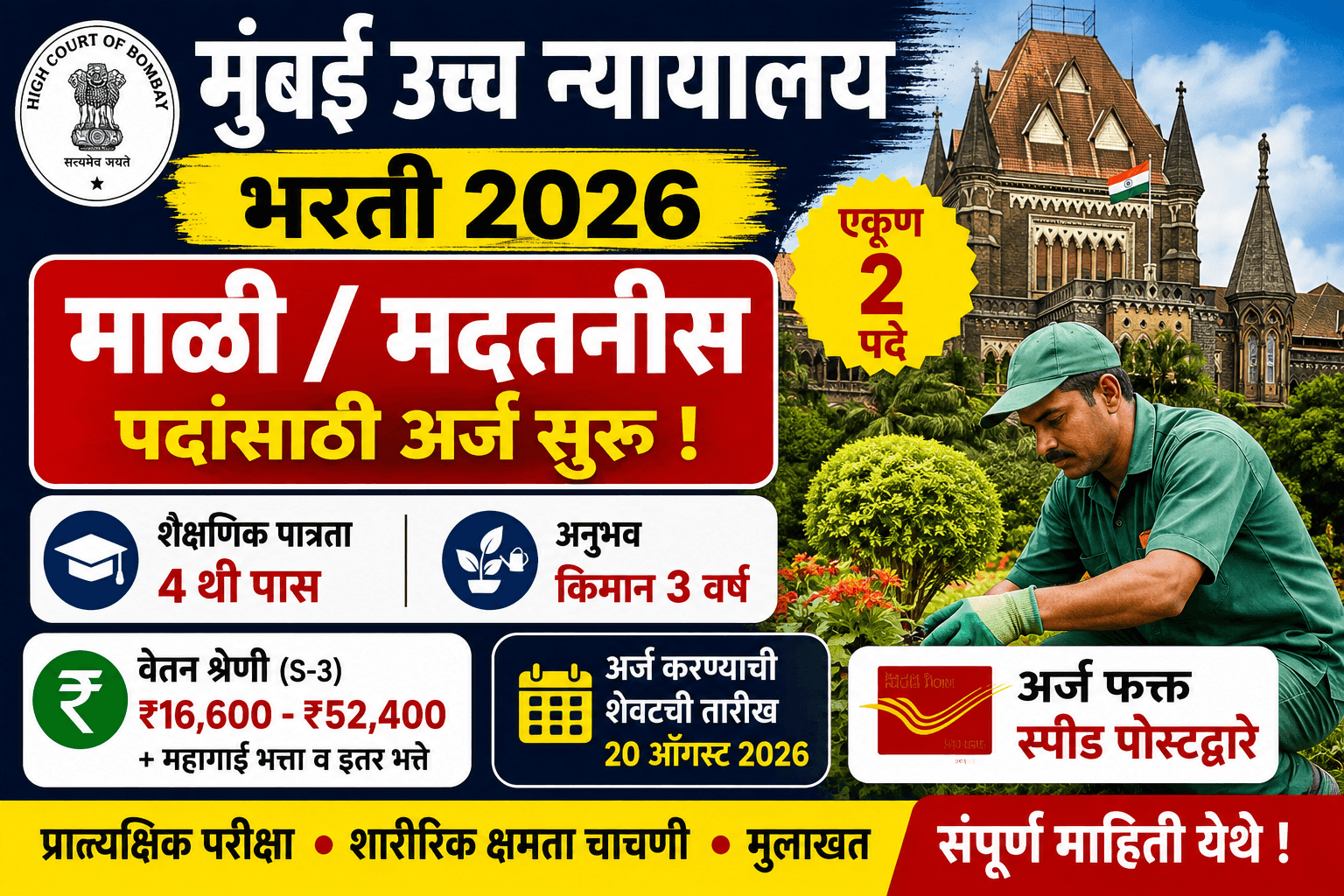 Bombay High Court Recruitment 2026