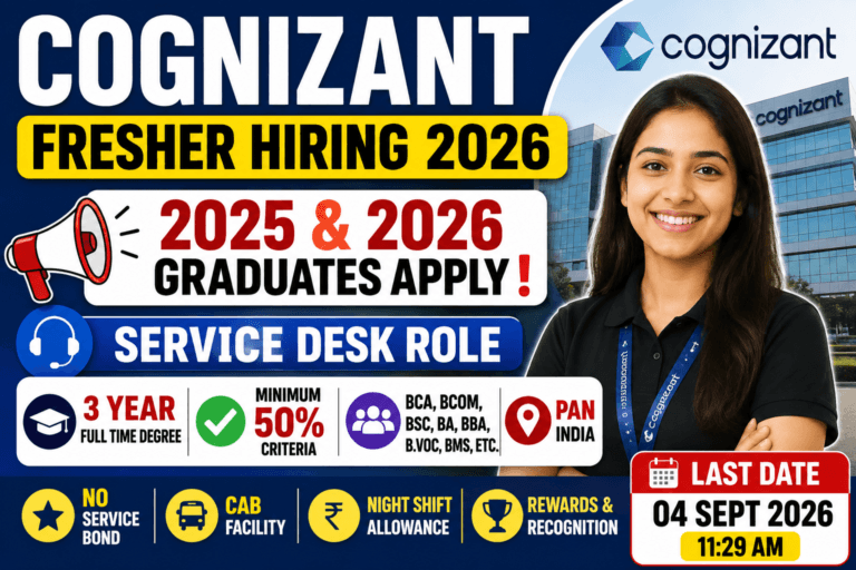 Cognizant Recruitment 2026